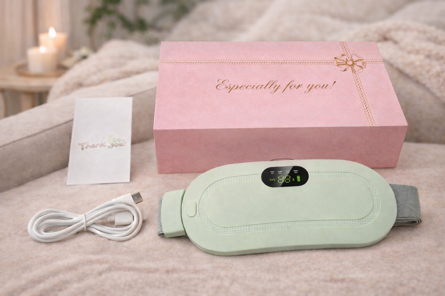 Warm Heating Pad for Period Cramps